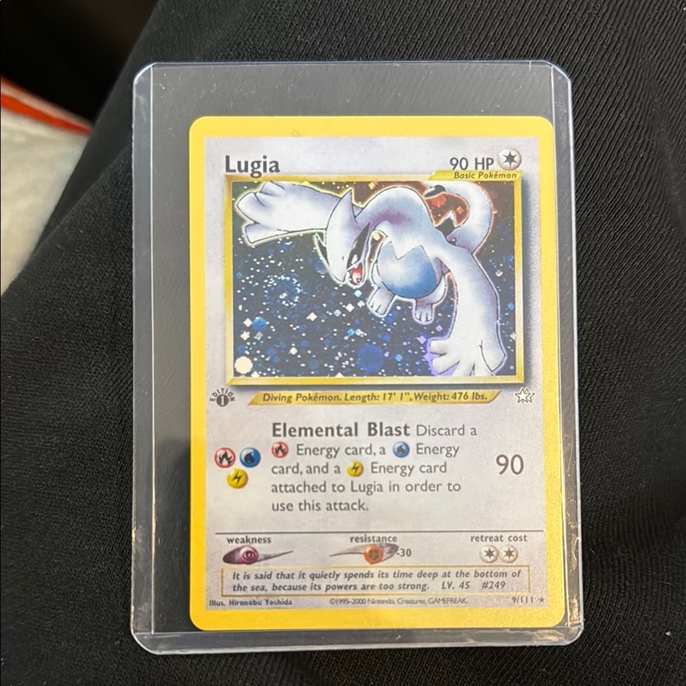 Lugia Pokémon Card